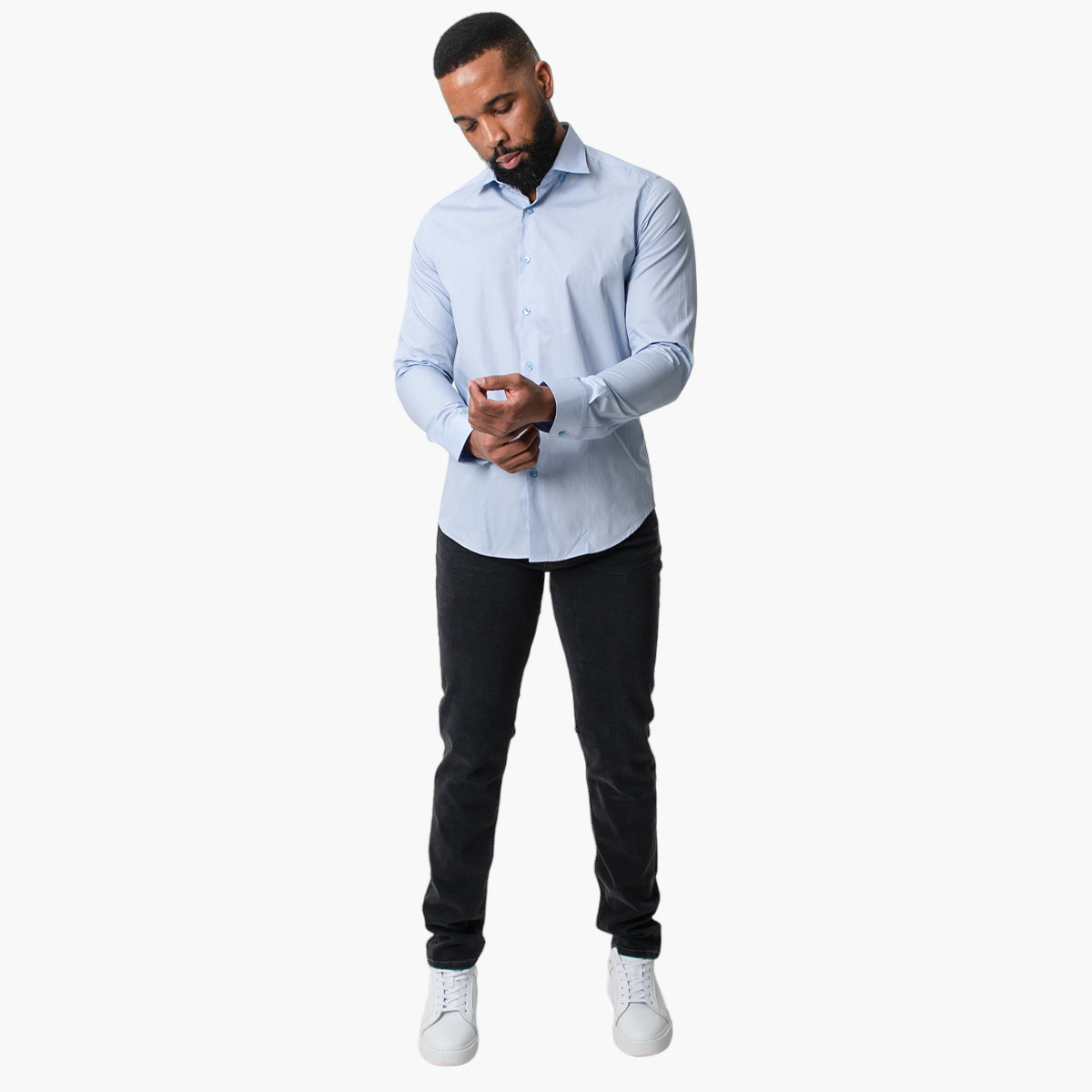 Plain Shirt - Light Blue