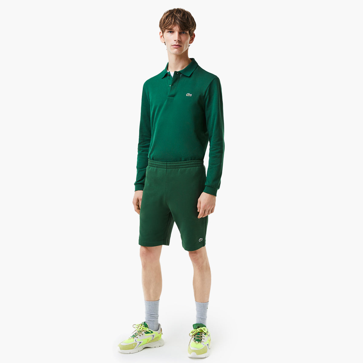 Organic Brushed Cotton Fleece Jogger Shorts