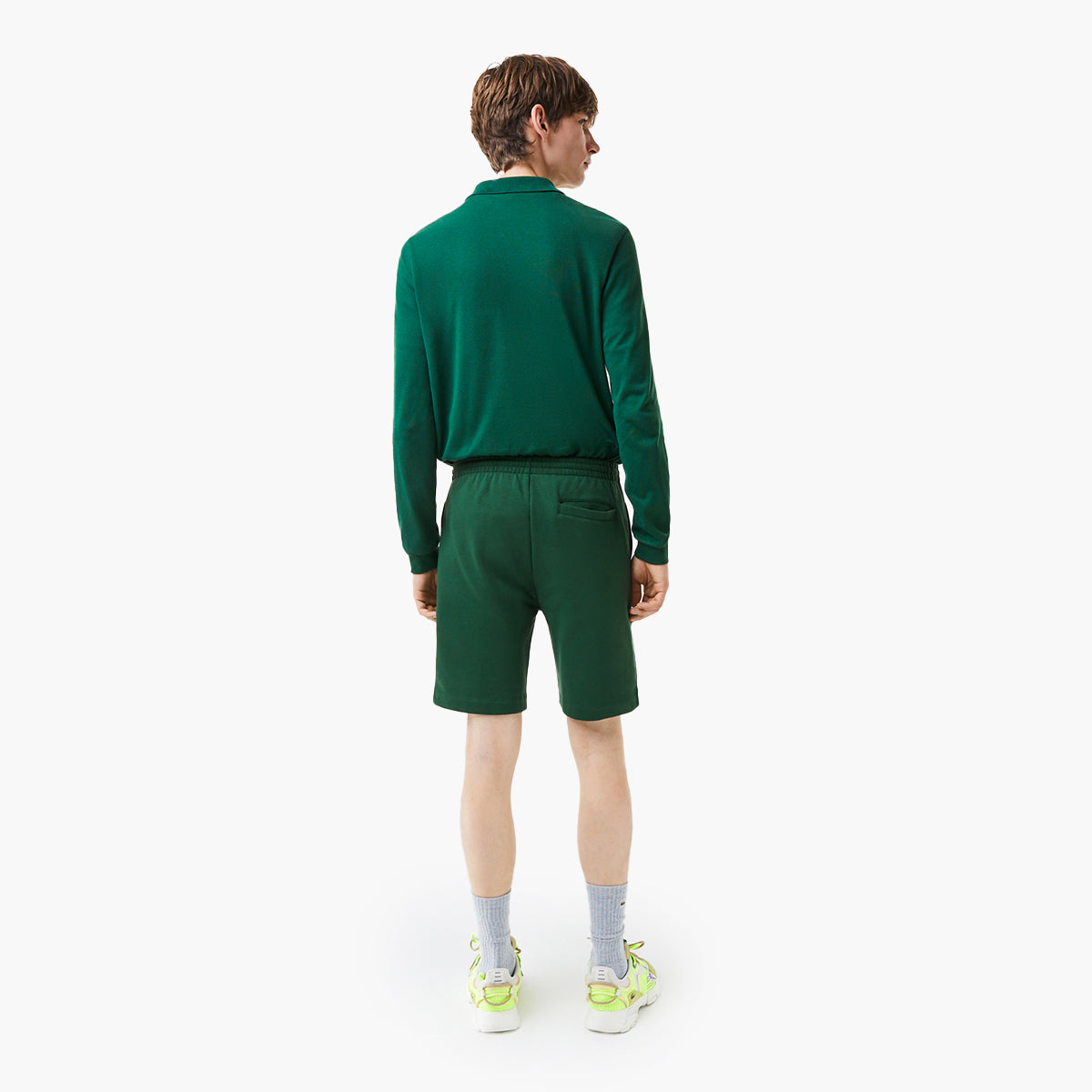 Organic Brushed Cotton Fleece Jogger Shorts