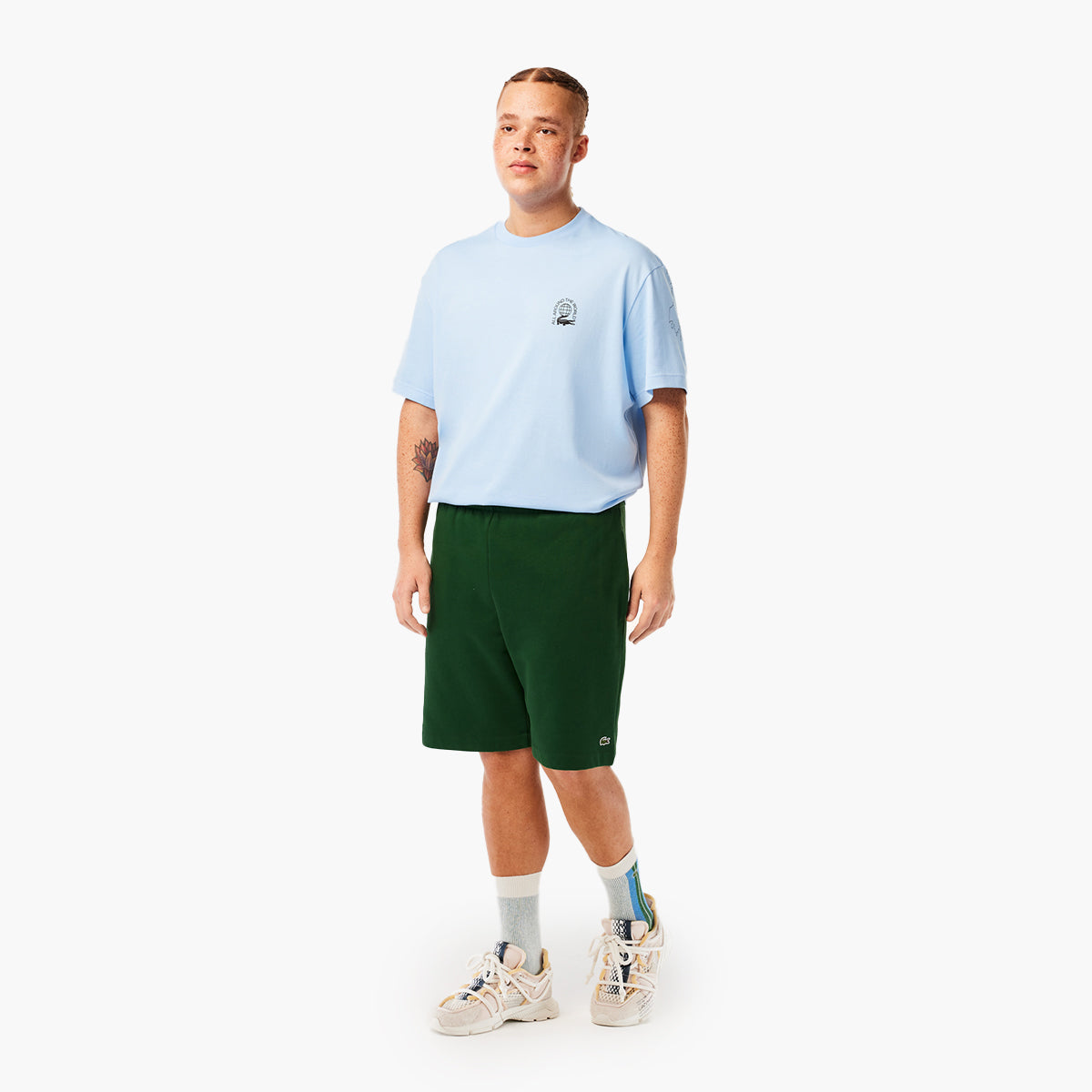 Organic Brushed Cotton Fleece Jogger Shorts