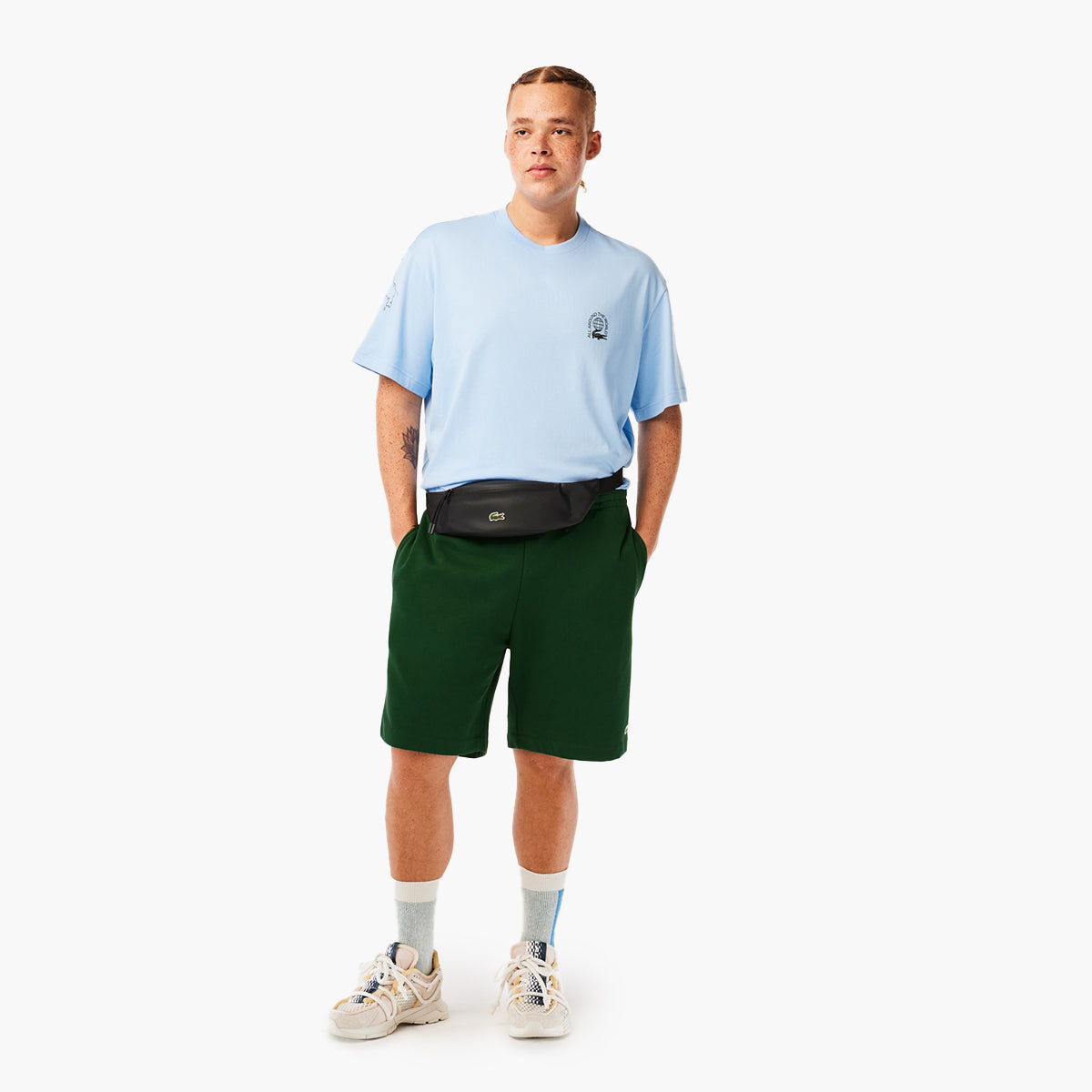 Organic Brushed Cotton Fleece Jogger Shorts