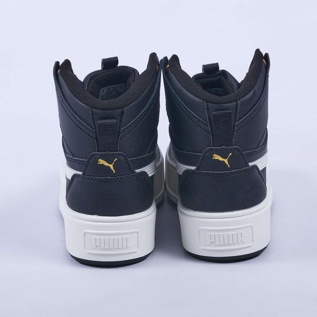 Karmen Rebel Mid Sneakers (Black / Warm White)