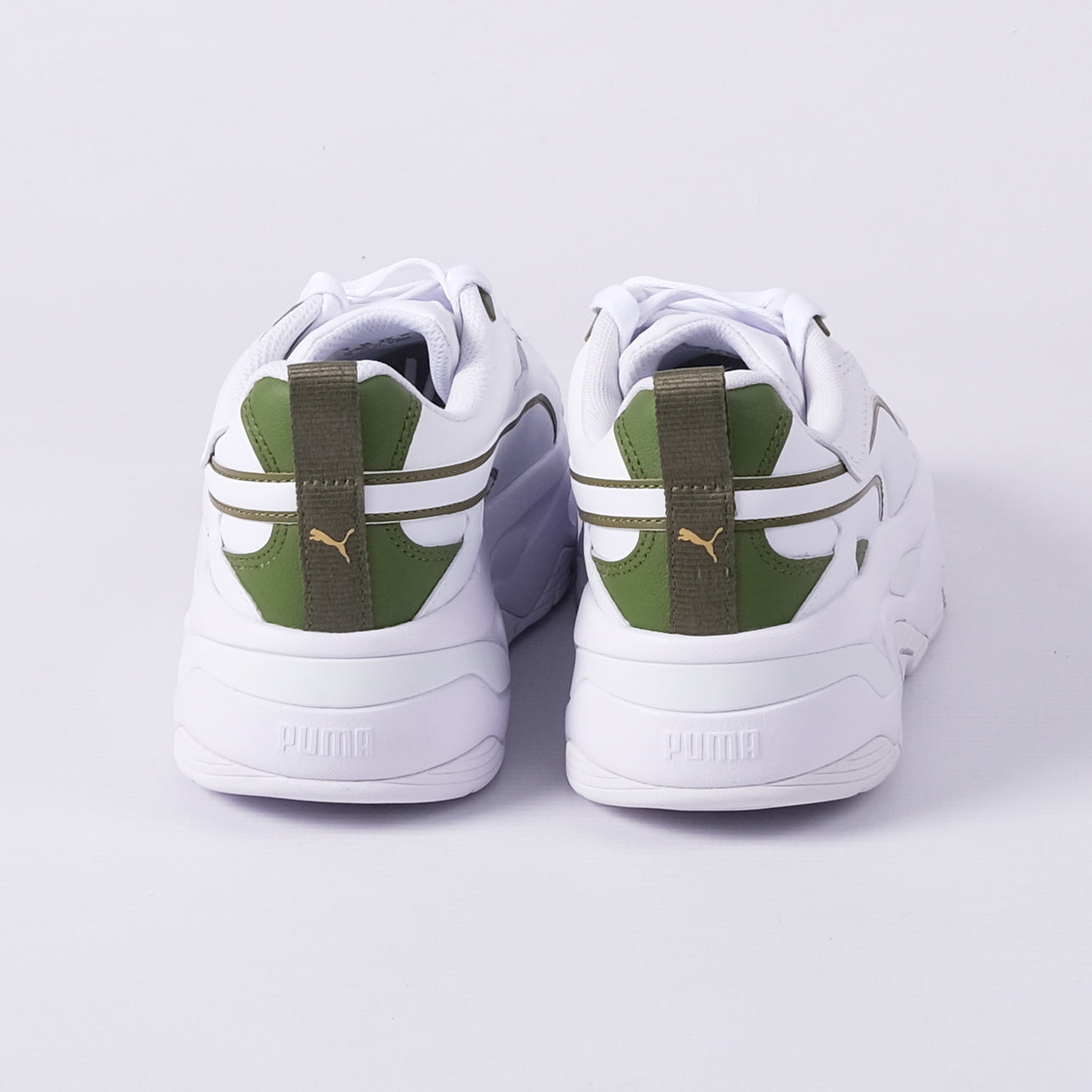 WMNS Blaster Dress Code Sneakers (White/Olive Green)