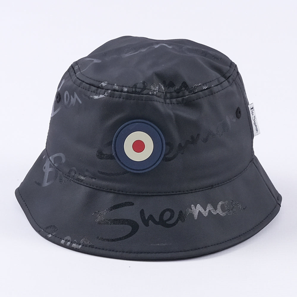 Targy Plastisol Bucket Hat (Black)