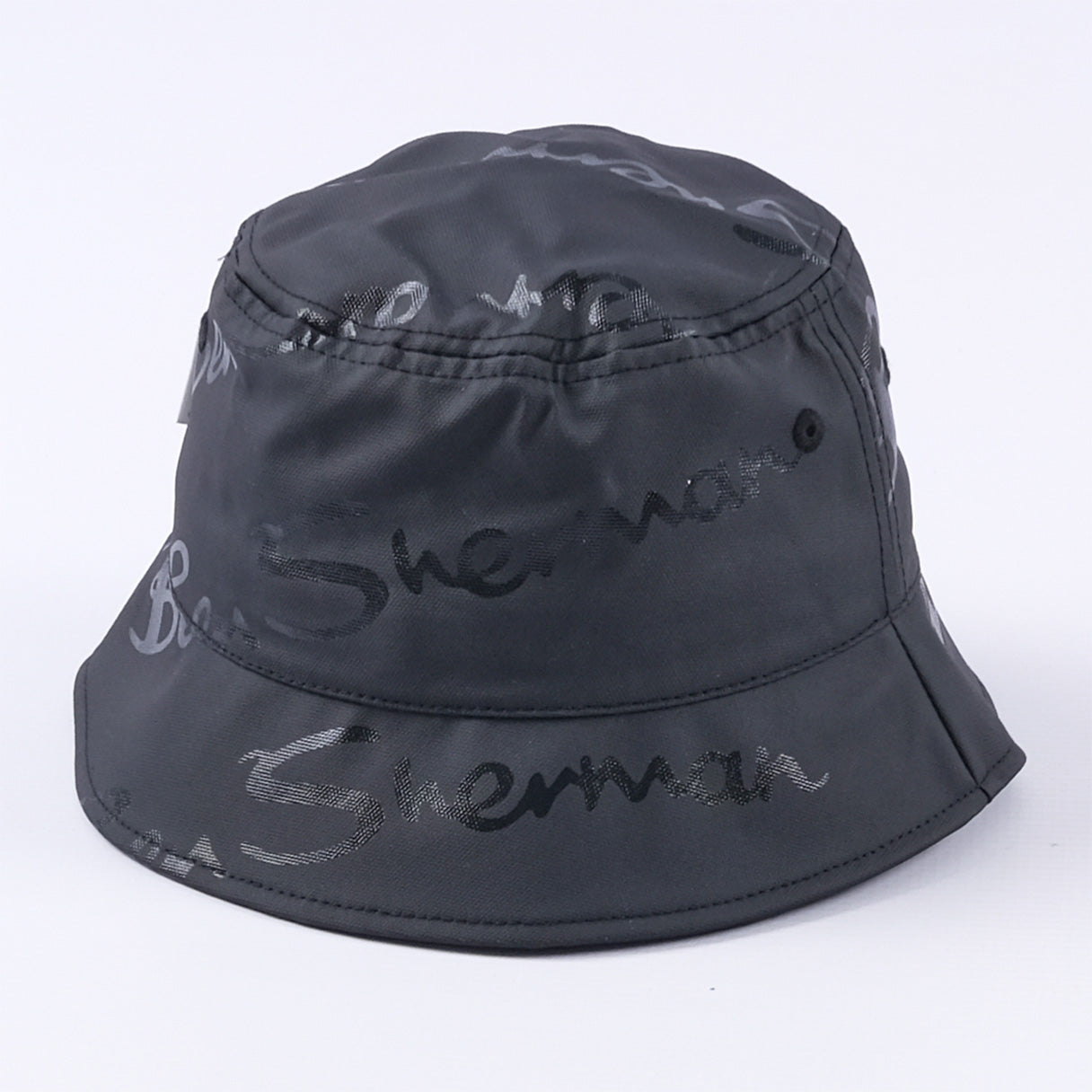 Targy Plastisol Bucket Hat (Black)