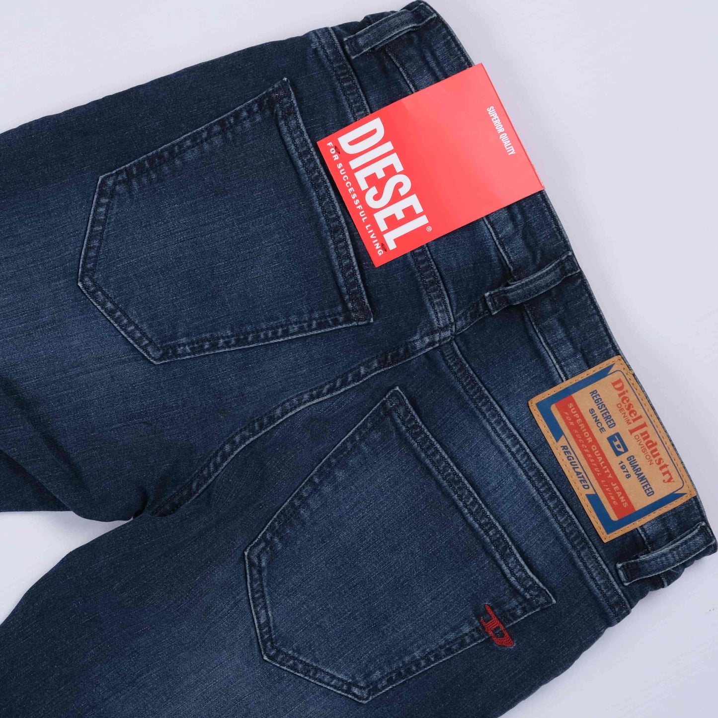 2019 D-Strukt Slim Fit Jeans (Dark Indigo)