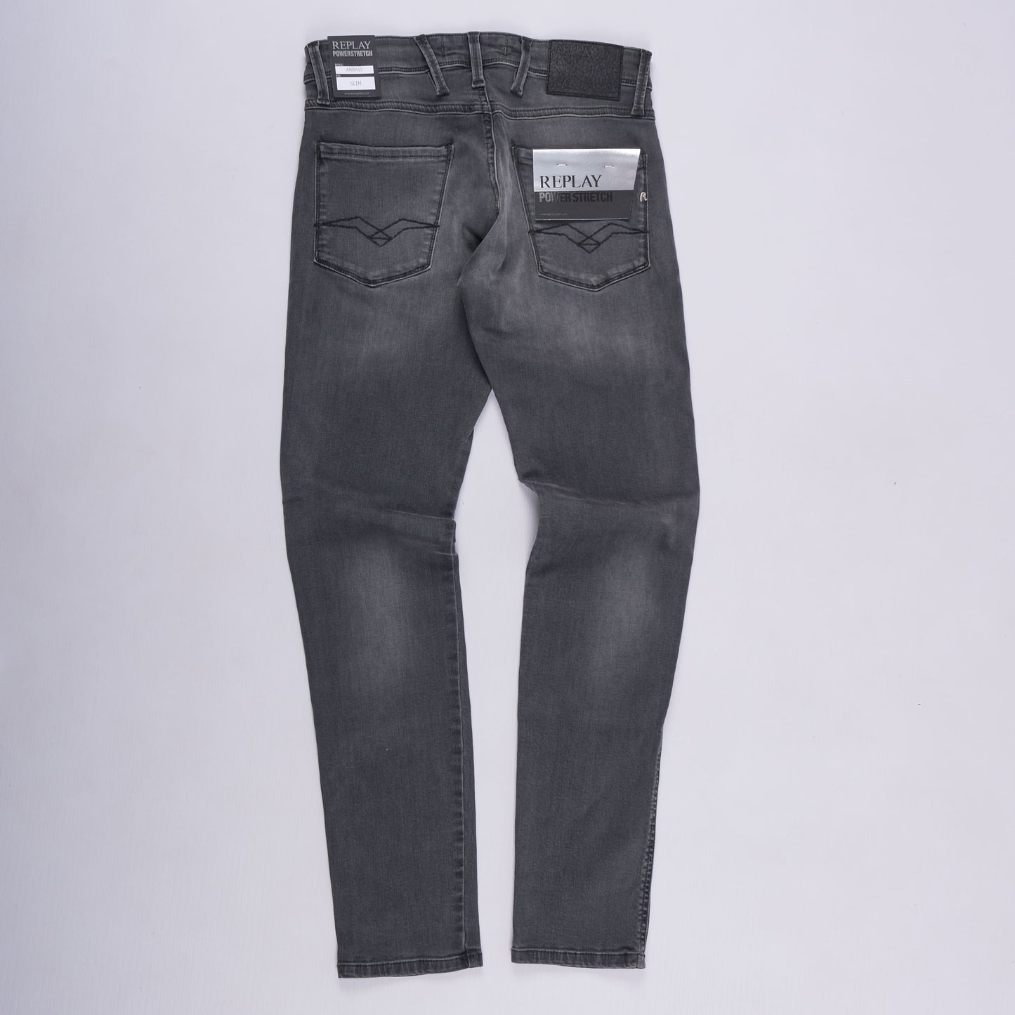 Anbass Slim Fit Jeans (Grey)