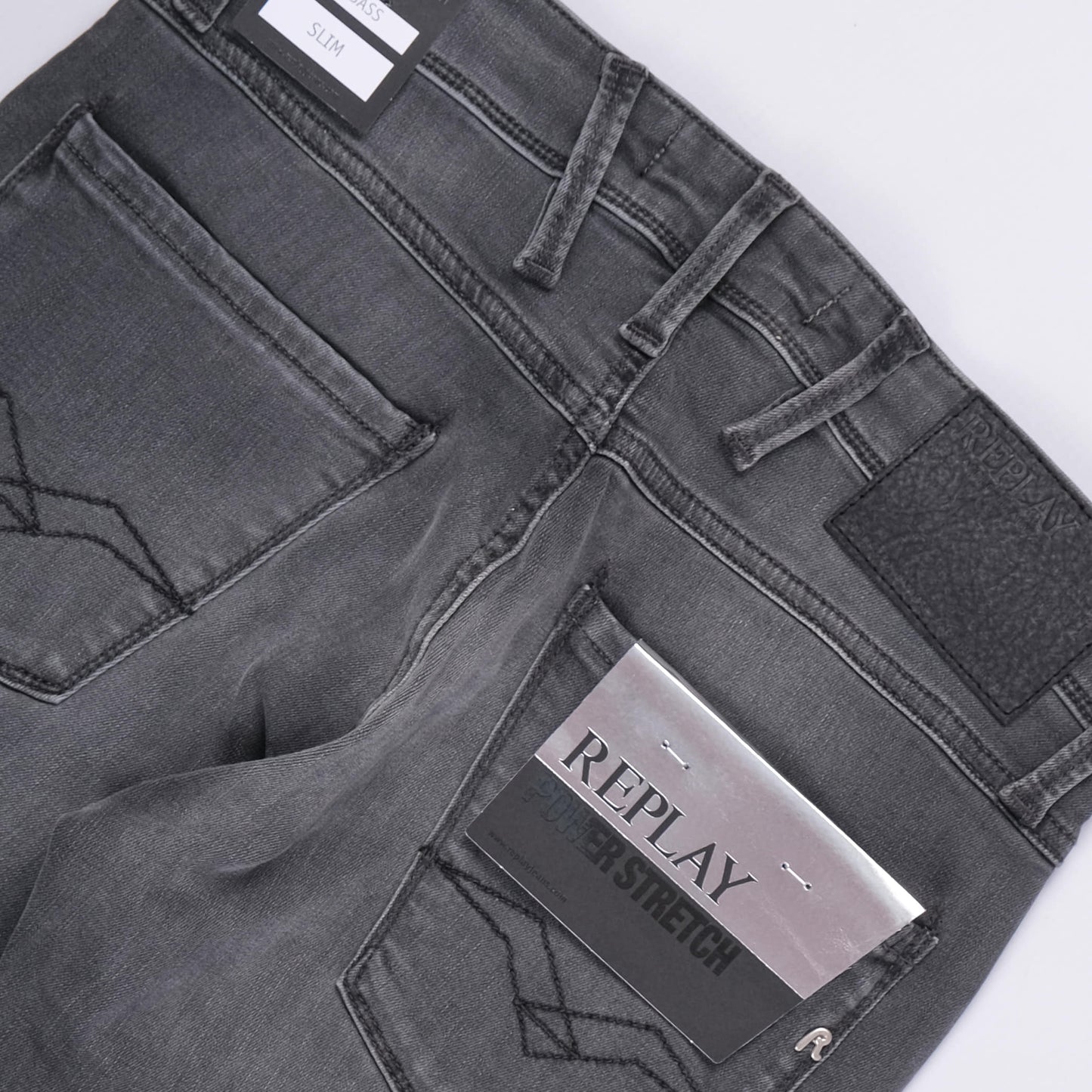 Anbass Slim Fit Jeans (Grey)