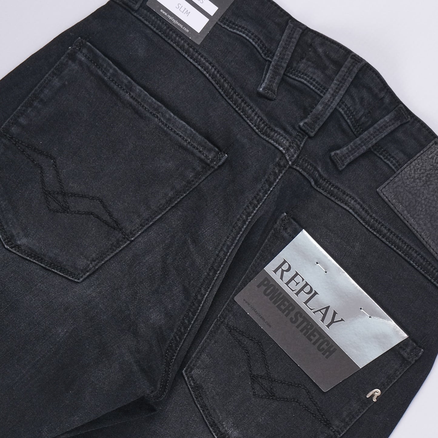Anbass Slim Fit Jeans (Black)