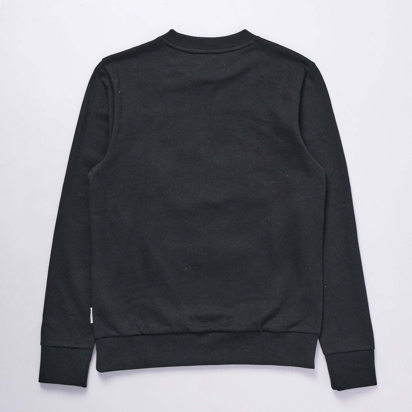 Off Line Fur Applique Sweater (Black)