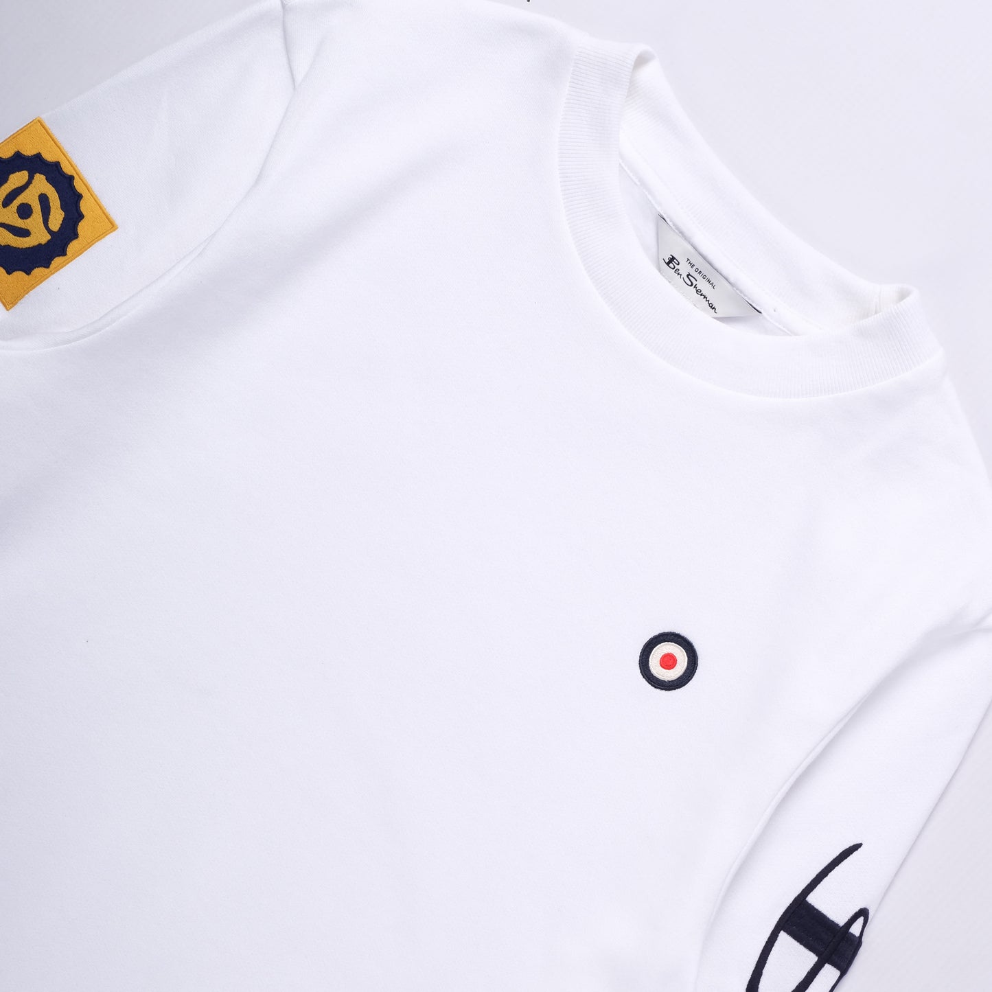Frequency EMB Crew Sweater (White)