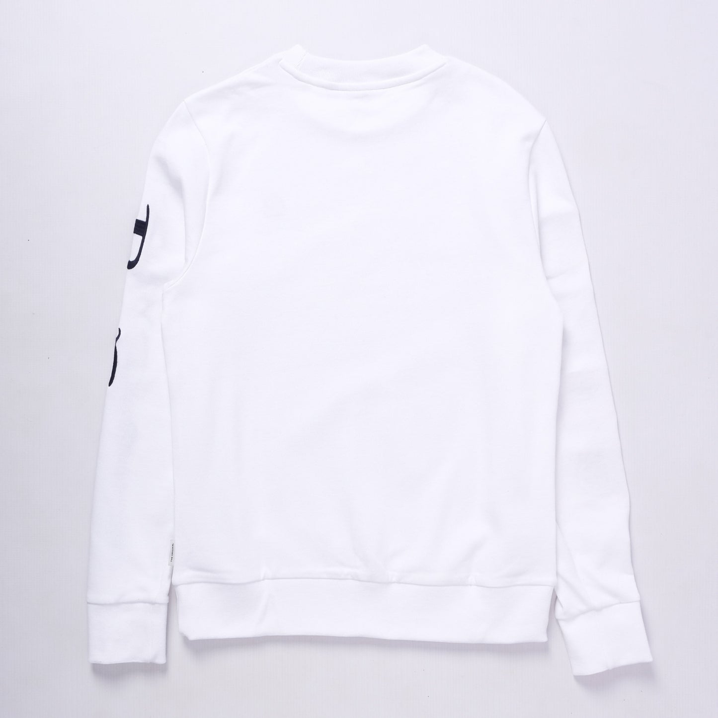 Frequency EMB Crew Sweater (White)