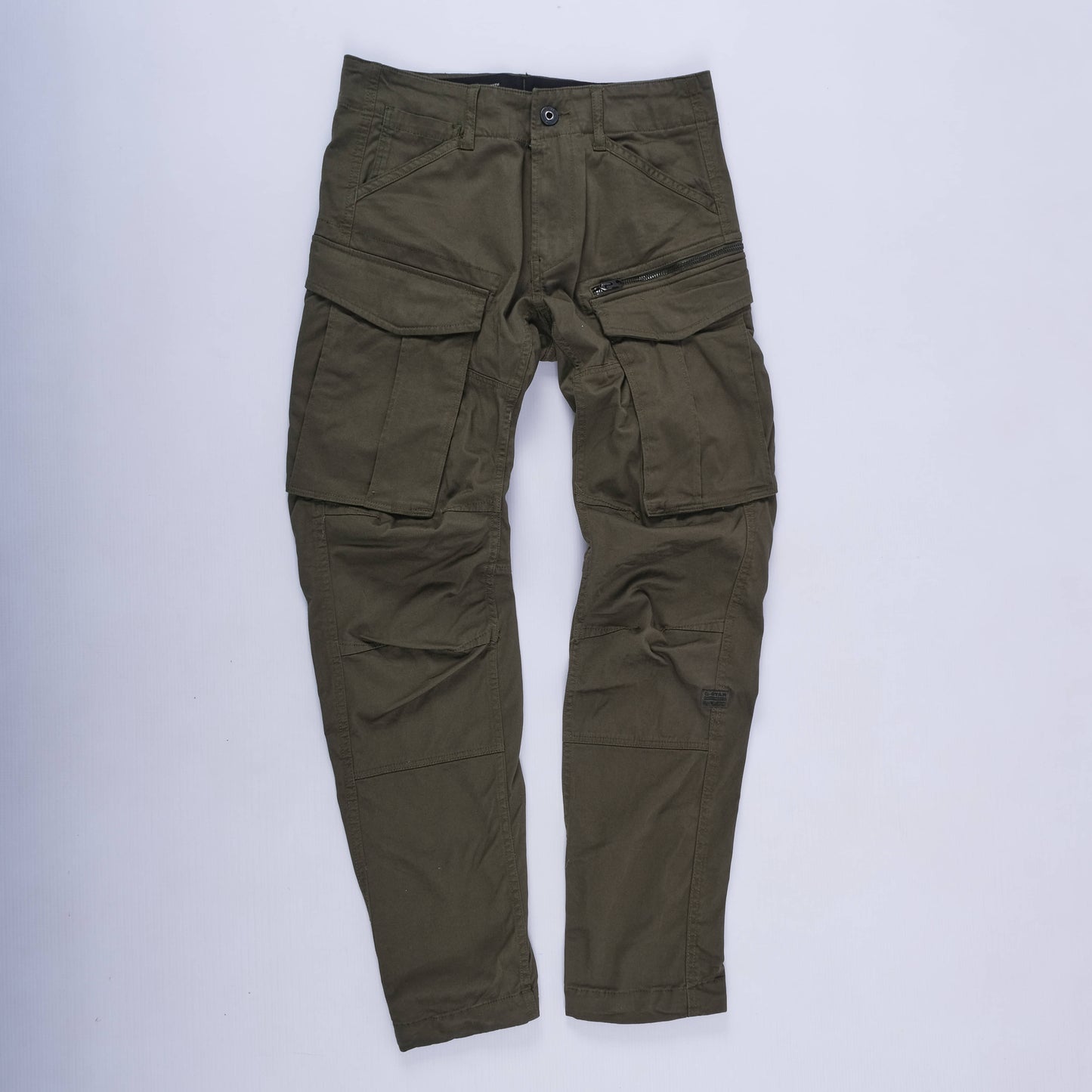 Rovic Zip 3D Regular Tapered Cargo Pants (Bronze/Green)