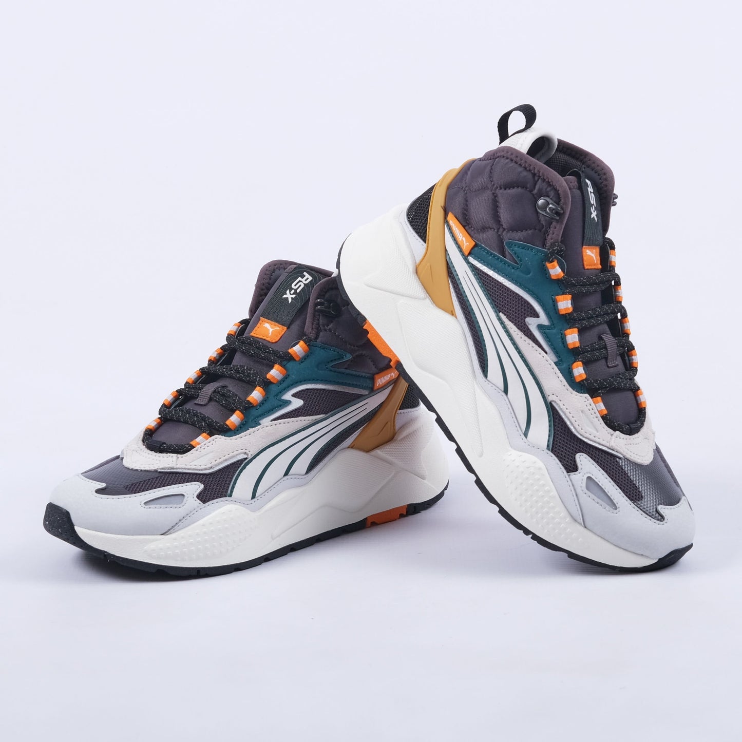 RS-X Hi Sneakers (Dark Coal/Glacial Gray)