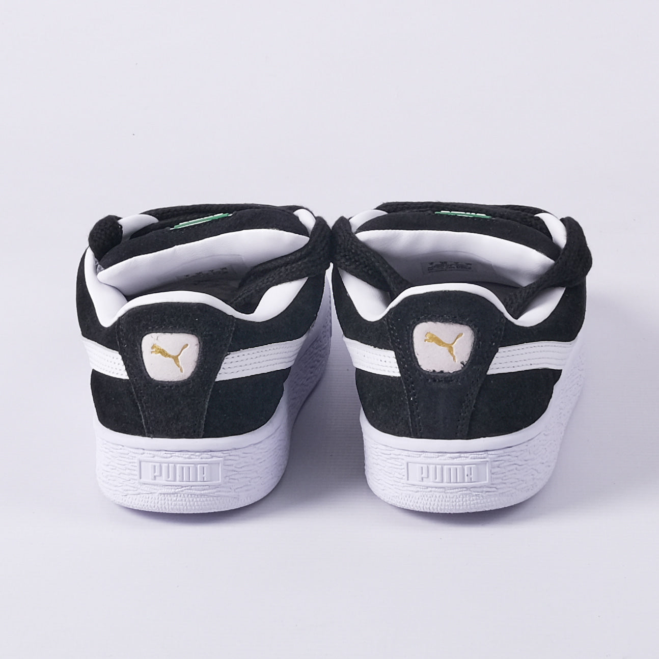Suede XL Sneakers (Black/White)