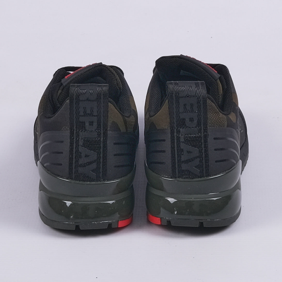 Shoot Square Sneakers (Camo Green)