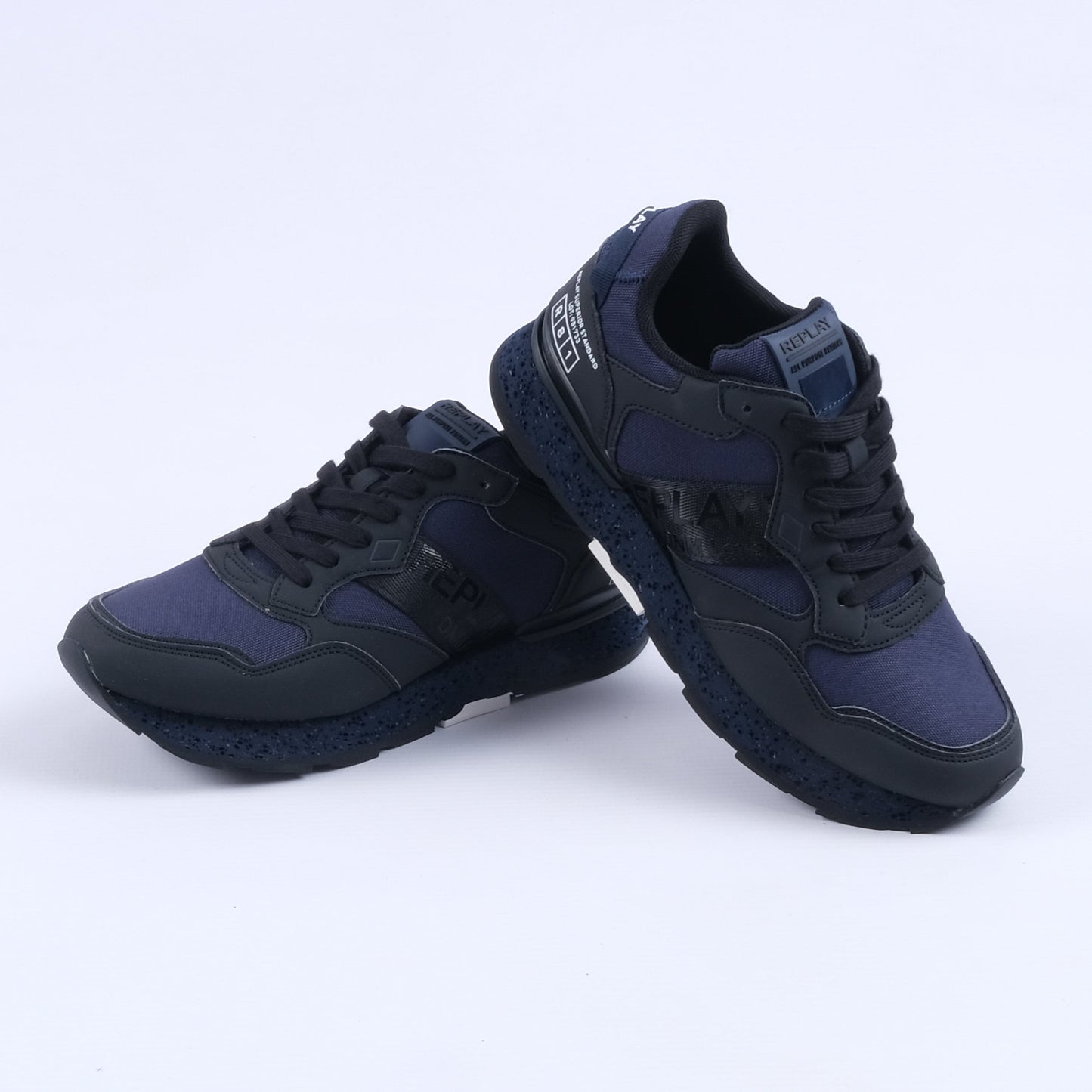 Arthur City 2 Sneakers (Black/Blue)