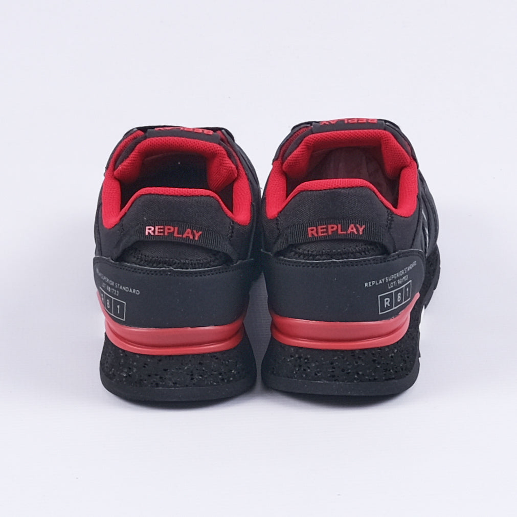 Arthur City 2 Sneakers (Black/Red)