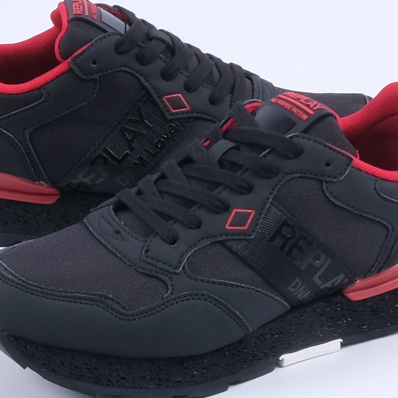 Arthur City 2 Sneakers (Black/Red)