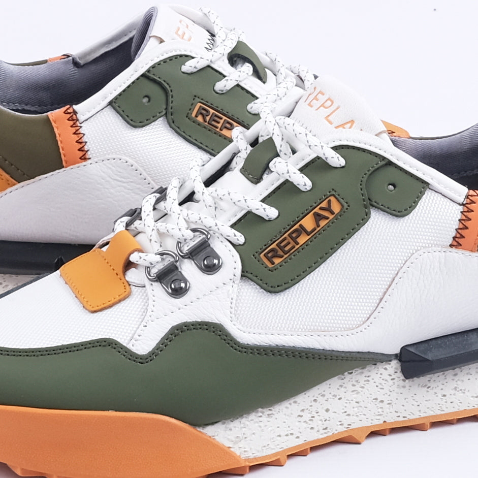 Field Speed K1 Sneakers (Green/White/Orange)