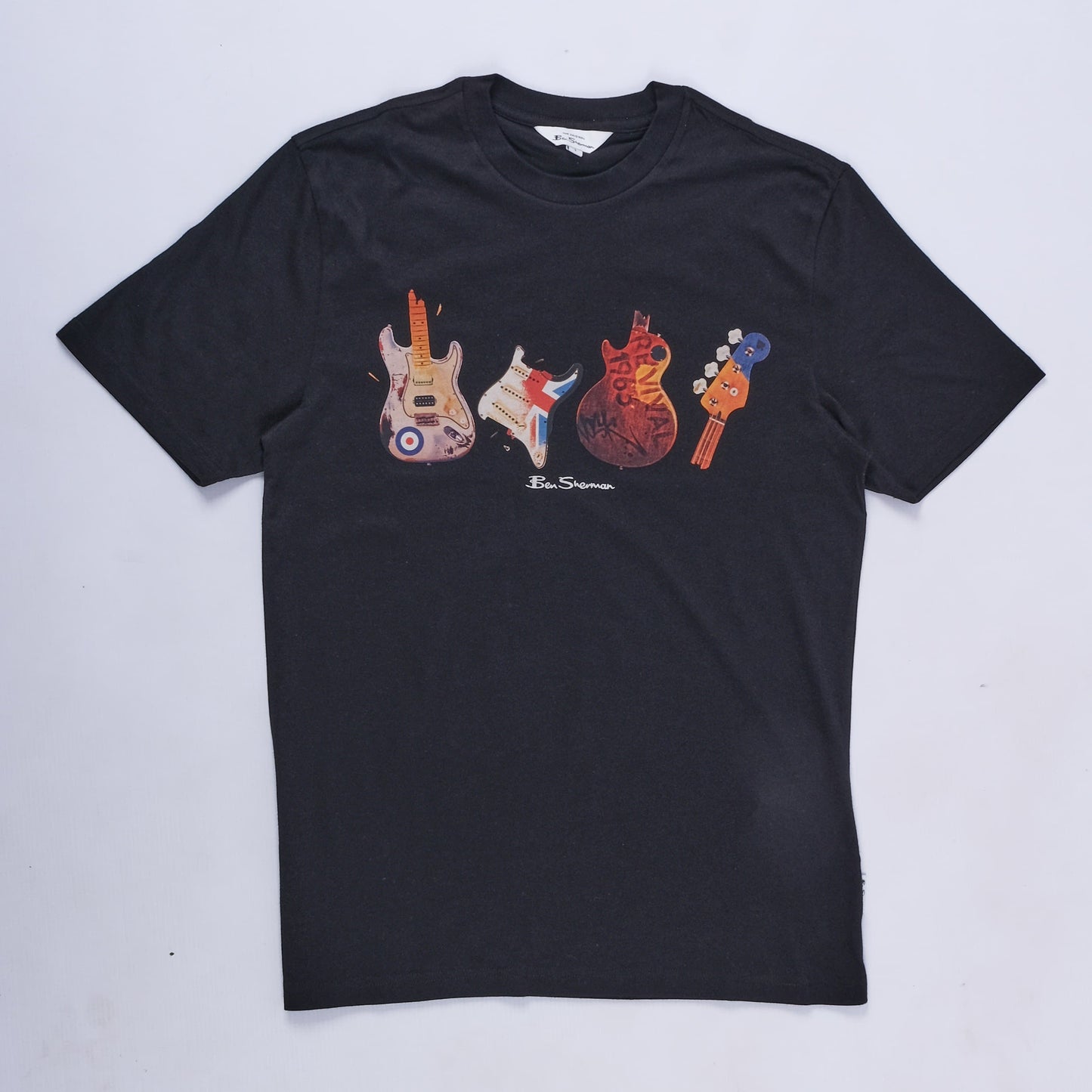 Smashed Guitar T-Shirt (Black)