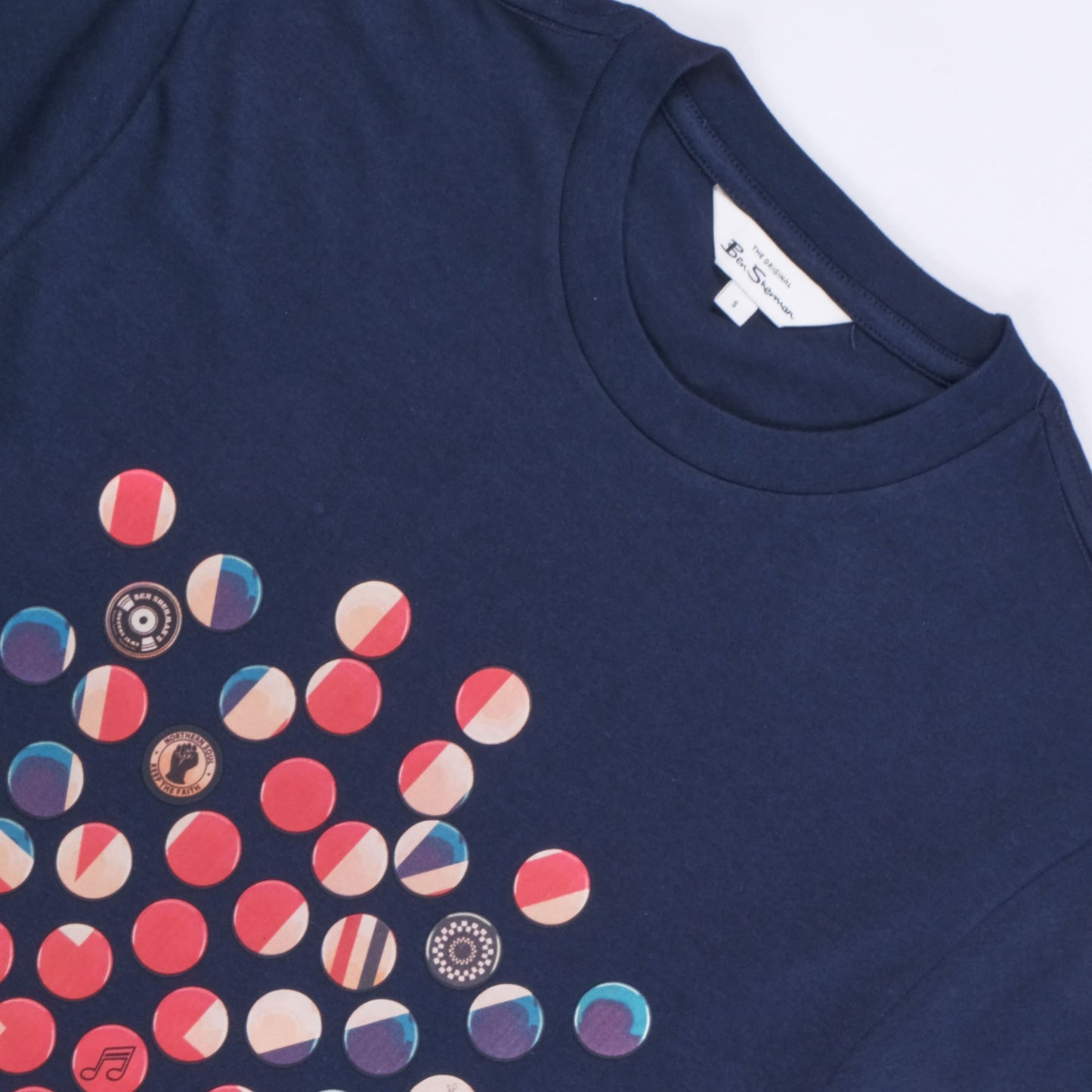Union Jack Badge T-Shirt (Navy)