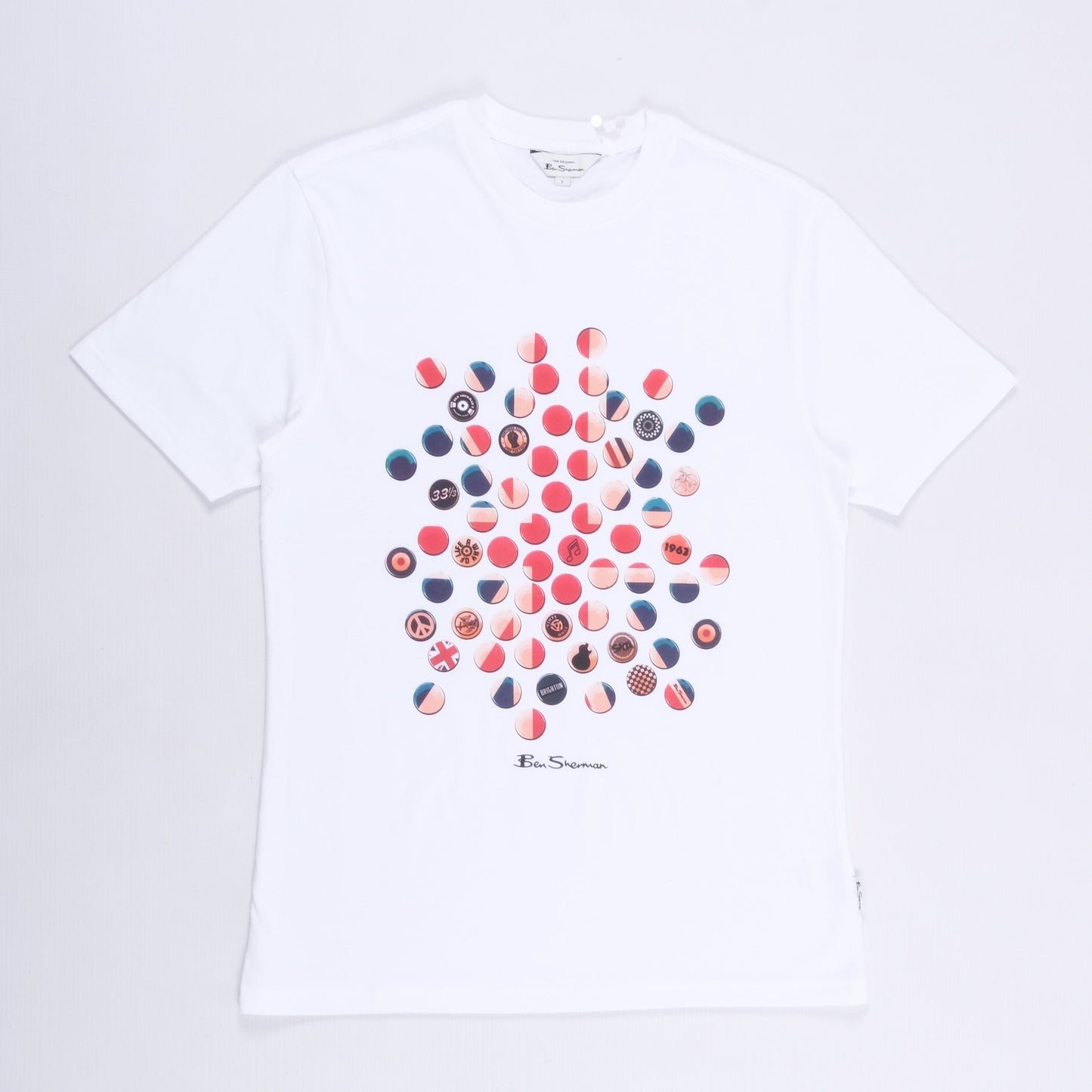Union Jack Badge T-Shirt (White)