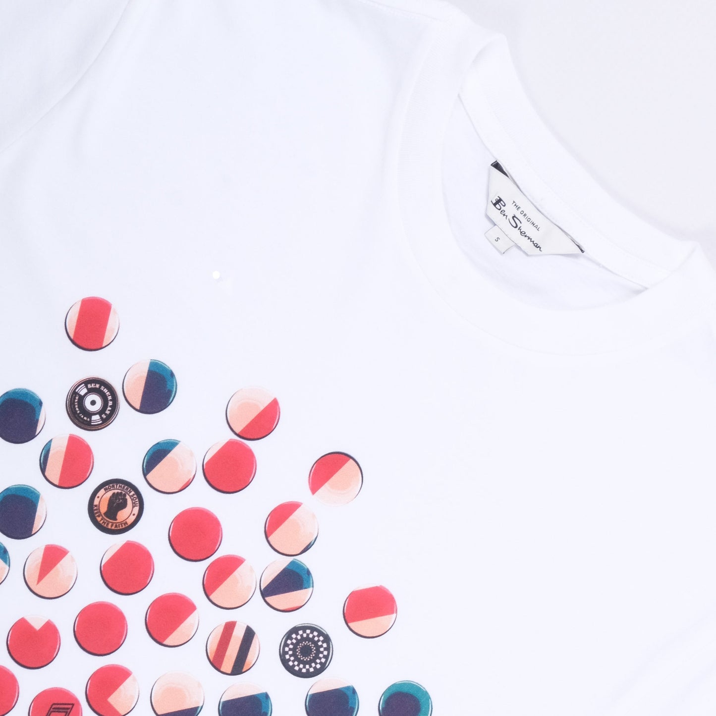 Union Jack Badge T-Shirt (White)