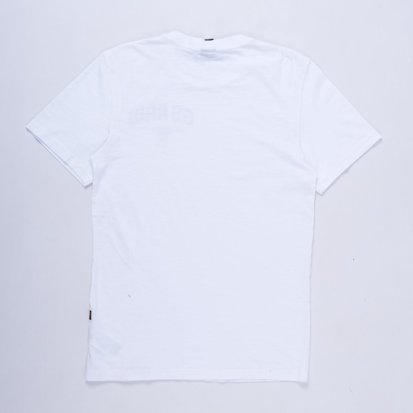 Skeleton Dog Chest T-Shirt (White)