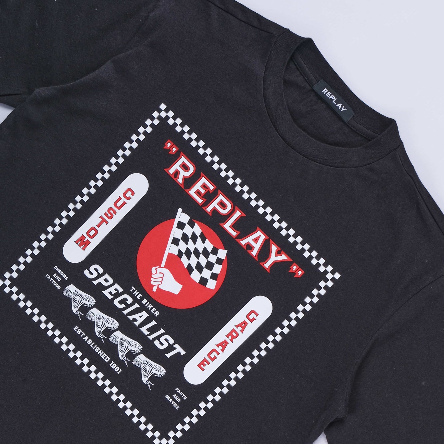 Custom Garage Specialist T-Shirt (Black)