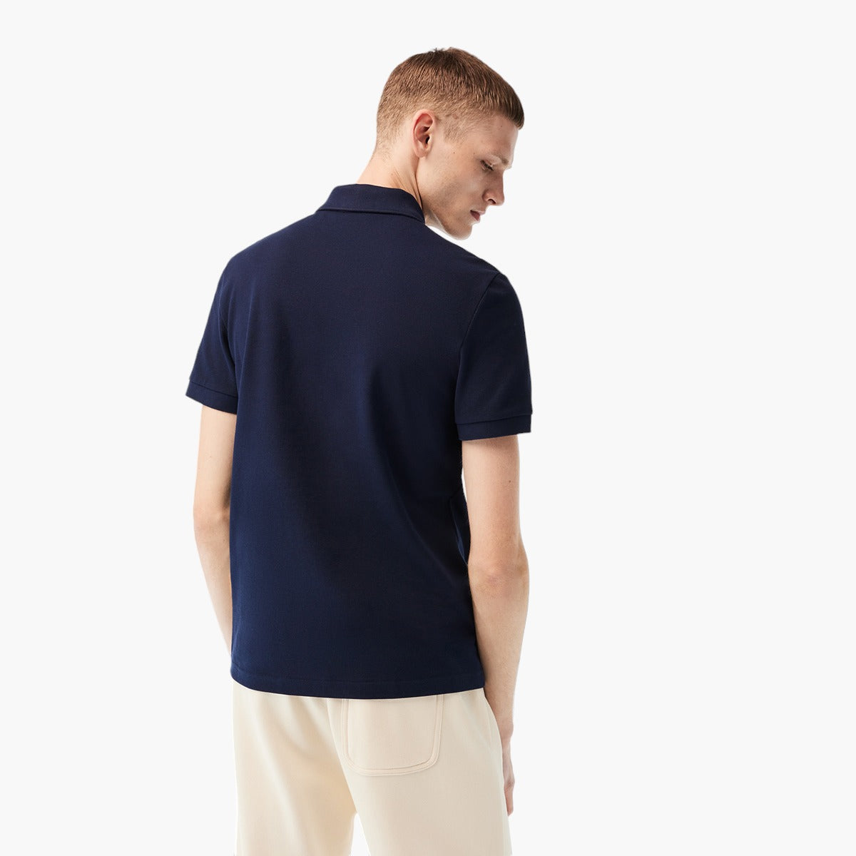 Cotton Mini-Piqué Polo Shirt
