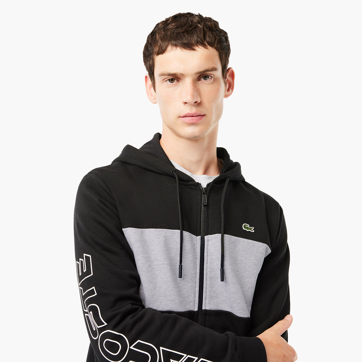 Zipped Colourblock Jogger Hoodie