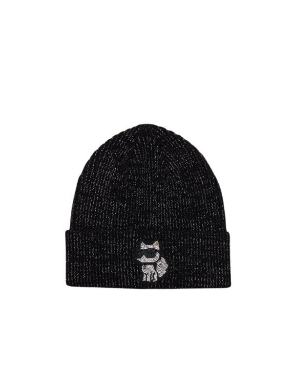 Karl Lagerfeld Beanie Iconic Choupette Black