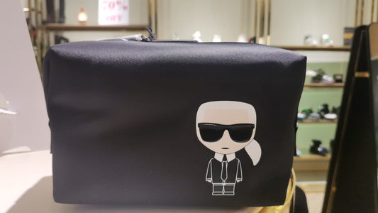 Karl Lagerfeld Bag Crossbody Crystal-Embellished Logo Black