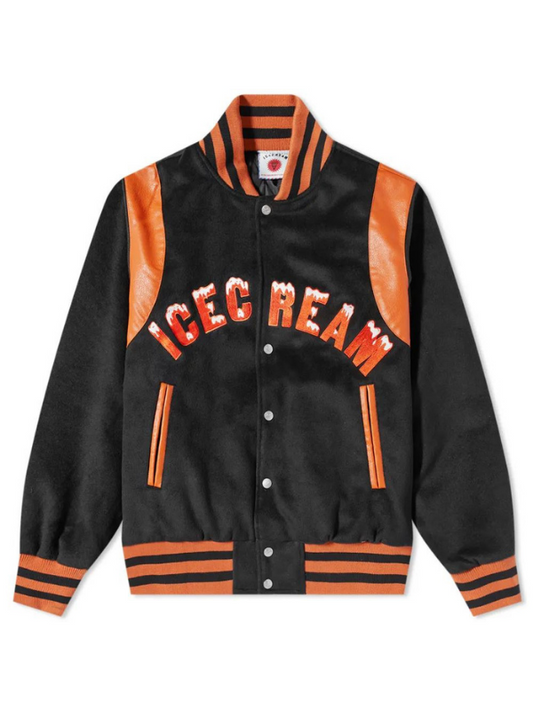 Ice-Cream Jacket Soft Serve Track Blue