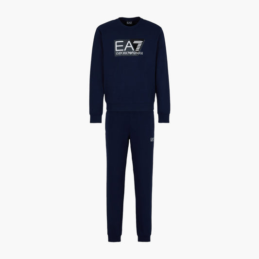 Cotton Tracksuit With Frontal Graphic Logo