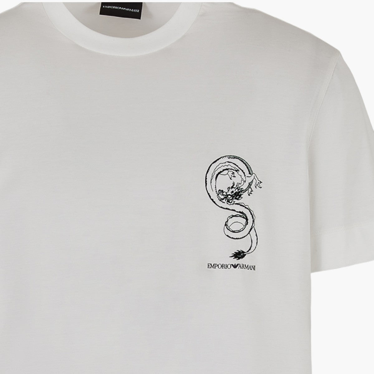 Sustainable Cotton Blend T-Shirt With Embroidery
