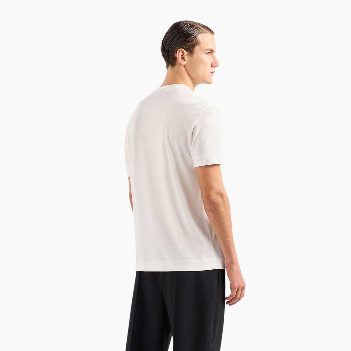 Sustainable Cotton Blend T-Shirt With Embroidery