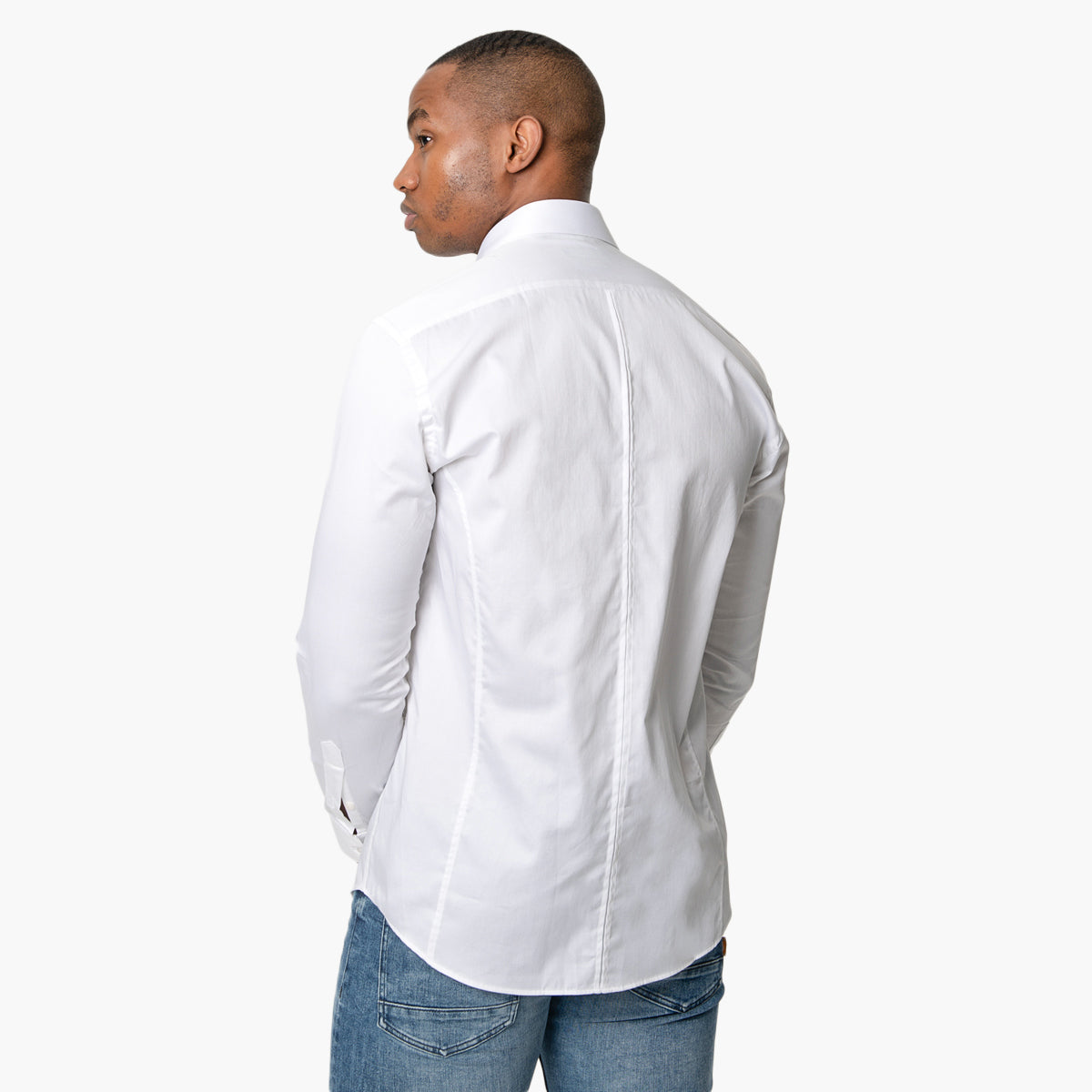 White Tie Diamond Shirt