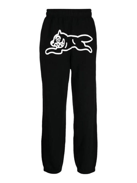 Ice-Creamtrack Pants Running Dog Black