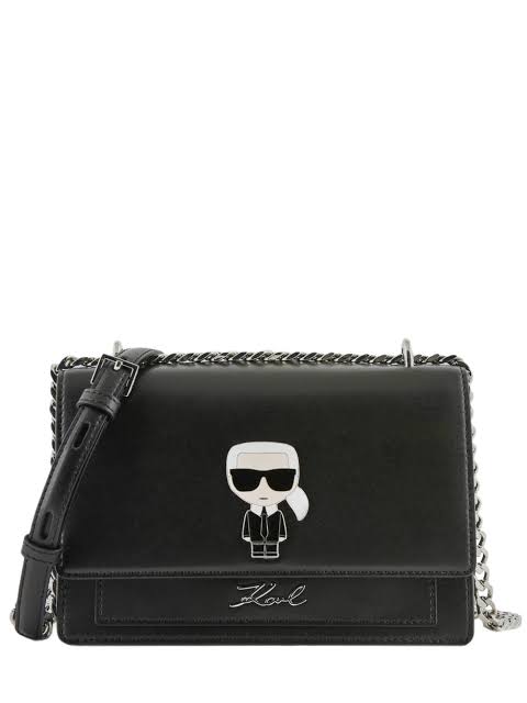 Karl Lagerfeld Bag Shoulder Checkered Iconic Black-White