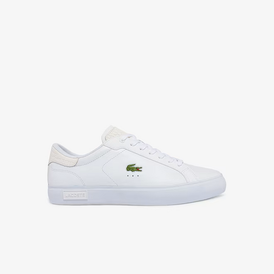 Lacoste Powercourt Burnished Leather Sneakers