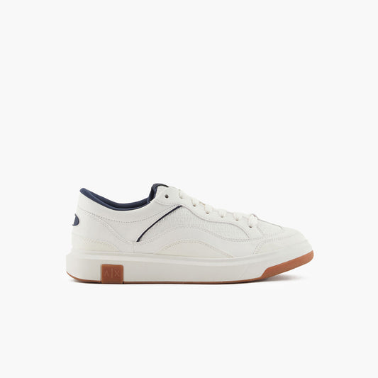 Embossed Branding Round Toeline Sneakers