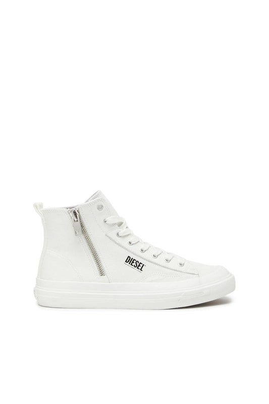 DIESEL S-ATHOS DV MID - HIGH-TOP SNEAKERS WITH SIDE ZIP