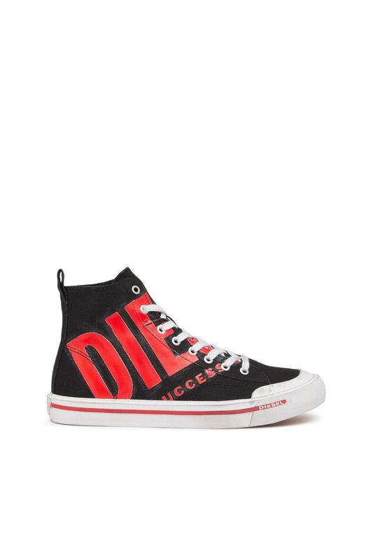 DIESEL S-ATHOS MID X - HIGH-TOP SNEAKERS WITH MAXI LOGO