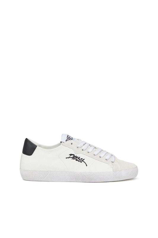 DIESEL S-LEROJI LOW - LOW-TOP SNEAKERS WITH EMBROIDERED LOGO