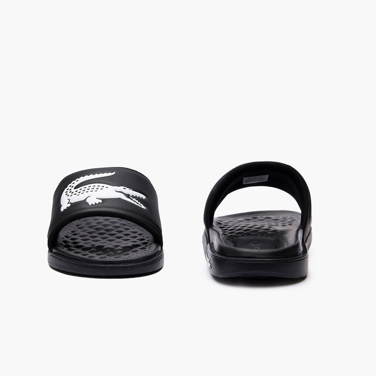 Croco Dualiste Synthetic Logo Strap Slides