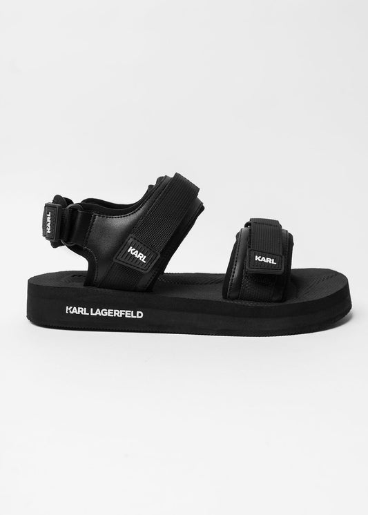 Karl Lagerfeld Sandal Atlantic Double Strap Black