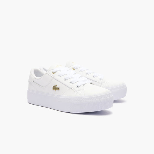 Ziane Platform Logo Leather Trainers