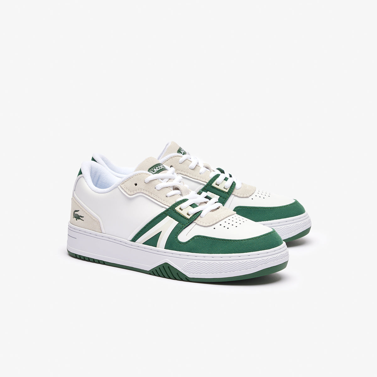 L001 Contrasted Leather Trainers